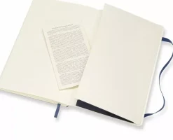 Cuaderno Azul Zafiro Liso tapa blanda Moleskine 13x21cm
