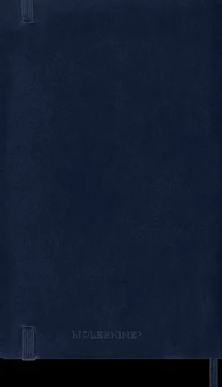 Cuaderno Azul Zafiro Puntos tapa blanda Moleskine 13x21cm