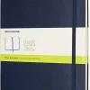 Cuaderno azul zafiro tapa dura liso Classic Moleskine 19x25cm