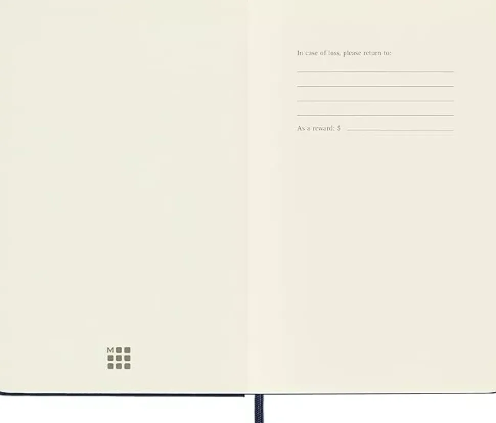 Cuaderno azul zafiro tapa dura liso Classic Moleskine 11x18cm