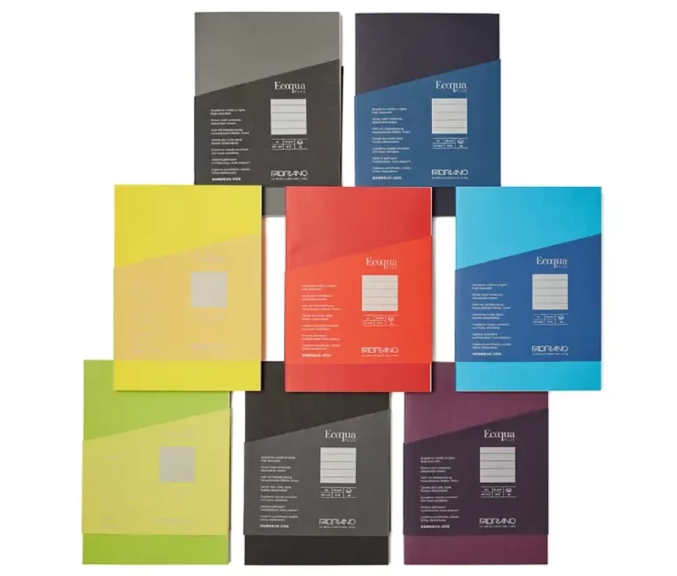 Cuaderno Blank Fabric EcoQua Plus Fabriano 9x14cm 90gr/m²