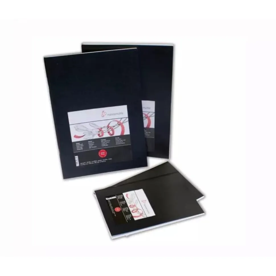 Cuaderno bocetos negro rugoso Hahnemühle 140gr/m2