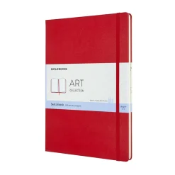 Cuaderno bocetos Rojo Liso tapa dura Moleskine A4