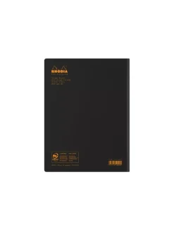 Cuaderno Composición Negro Cuadrícula Rhodia A5