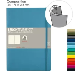 Cuaderno Composition liso tapa blanda Leuchtturm1917 B5