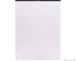 Cuaderno con líneas troquelado negro Plus Rhodia A4