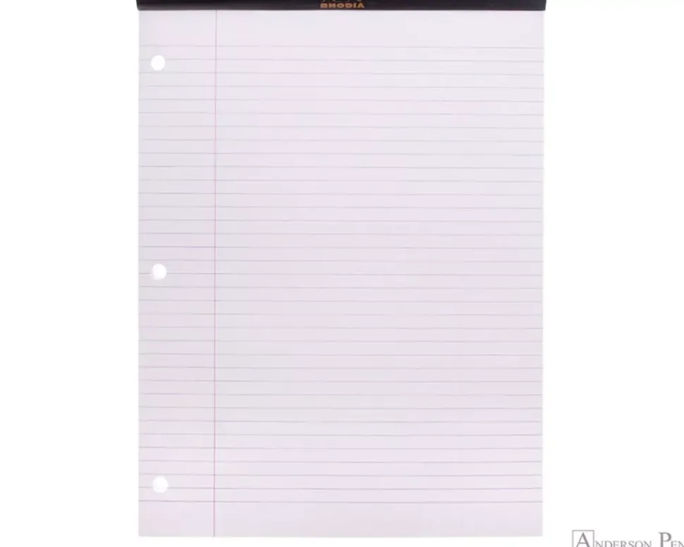 Cuaderno con líneas troquelado negro Plus Rhodia A4