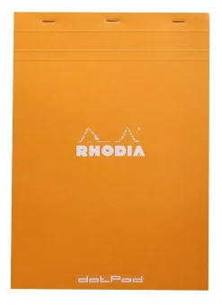 Cuaderno con puntos naranja A5 Rhodia
