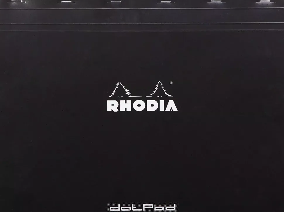 Cuaderno con puntos negro A3 Rhodia
