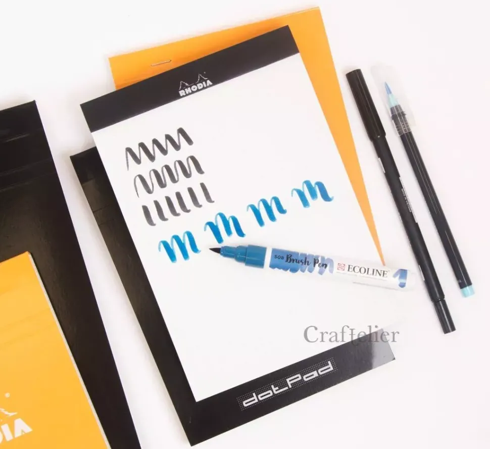 Cuaderno con puntos negro A3 Rhodia