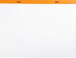 Cuaderno cuadros naranja A3 Rhodia
