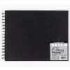 Cuaderno de Dibujo Ebony Espiral Tapa Negra Formato Pasaje Daler-Rowney A4