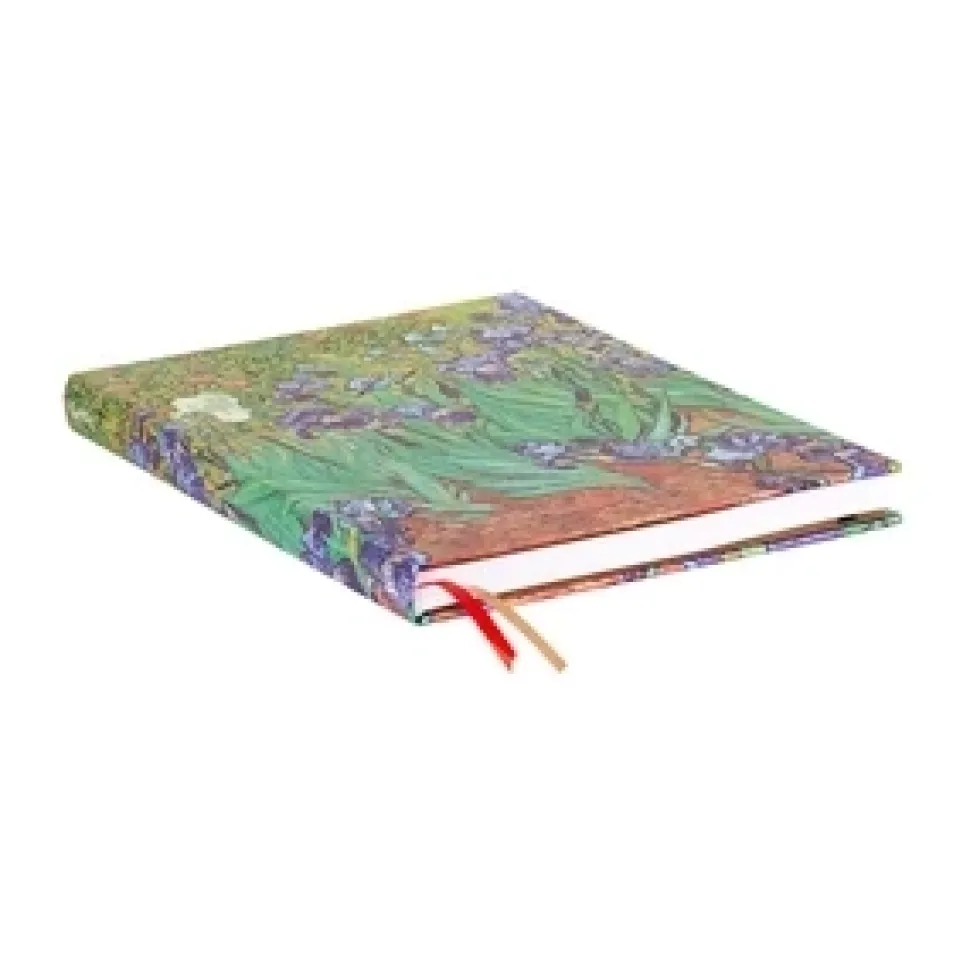 Cuaderno de dibujo liso Lirios de Van Gogh Paperblanks 20,5x30cm 200g/m²