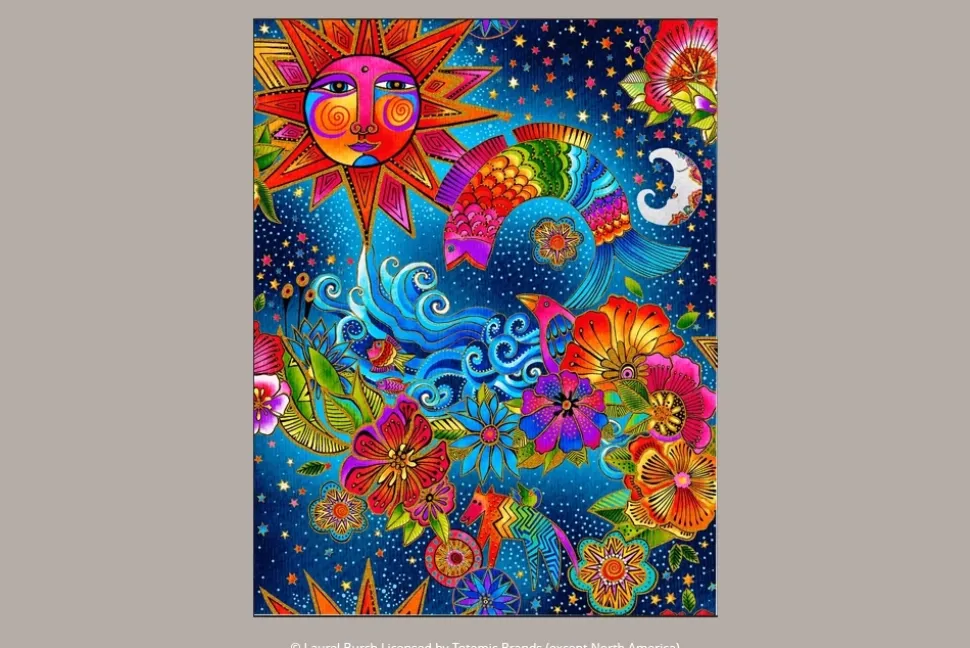 Cuaderno de dibujo liso Magia Celeste Paperblanks 20,5x30cm 200g/m²