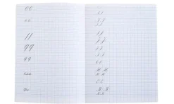 Cuaderno de ejercicios de caligrafía