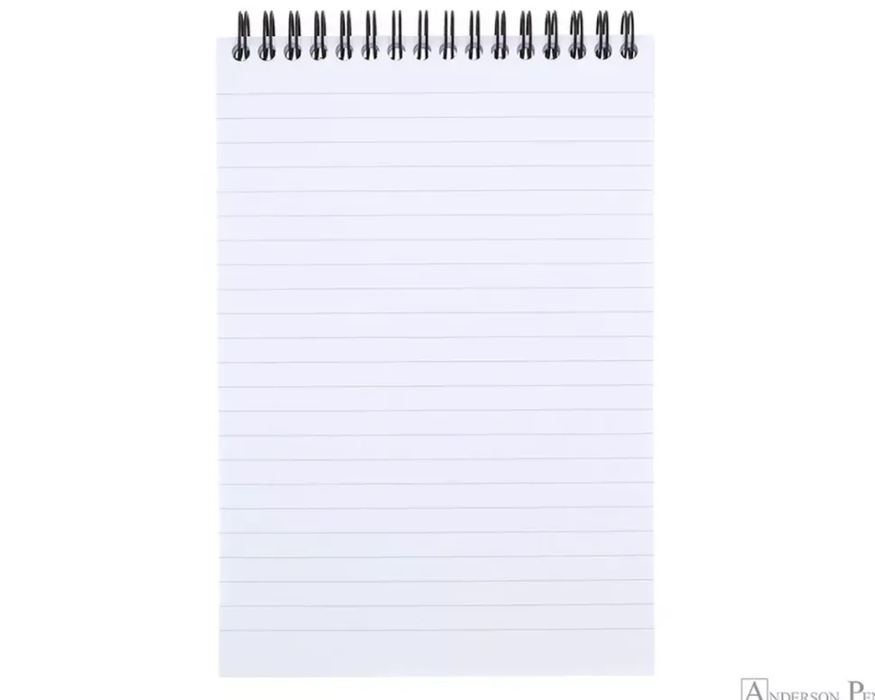 Cuaderno de espiral con líneas negro Plus Rhodia A5