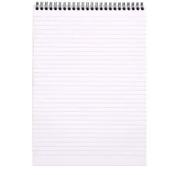 Cuaderno de espiral con líneas negro Plus Rhodia A4