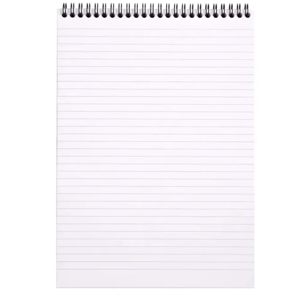 Cuaderno de espiral con líneas negro Plus Rhodia A4