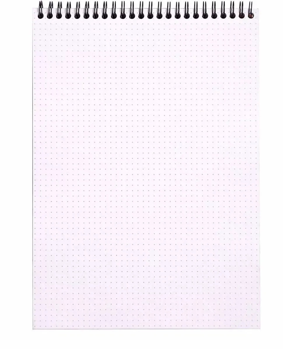 Cuaderno de espiral con puntos negro 14,8x21cm Rhodia