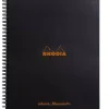 Cuaderno de espiral con puntos negro A4 Rhodia
