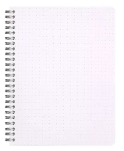 Cuaderno de espiral con puntos negro A5 Rhodia
