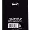 Cuaderno de espiral con puntos negro 10,5x14,8cm Rhodia
