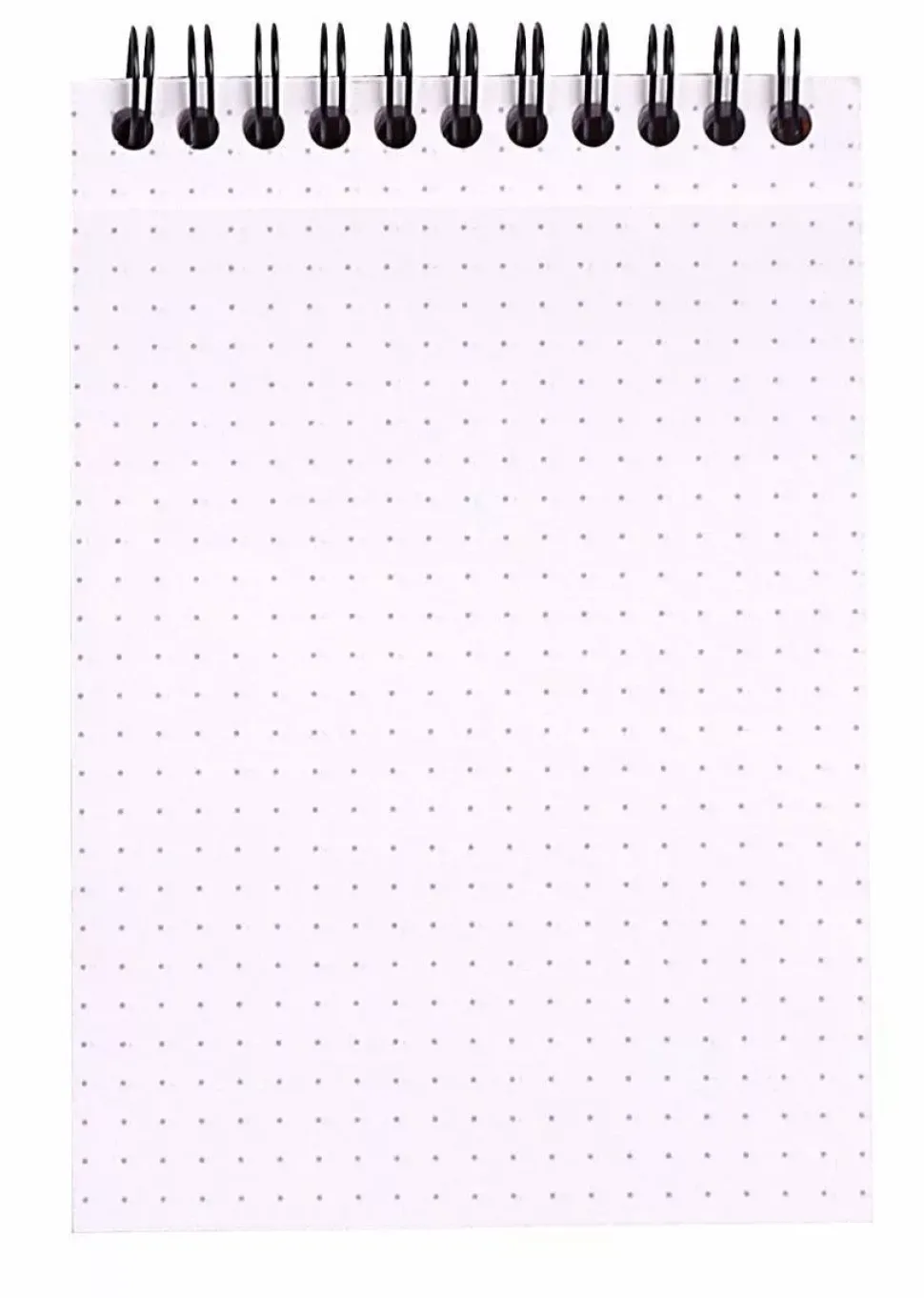 Cuaderno de espiral con puntos negro 10,5x14,8cm Rhodia
