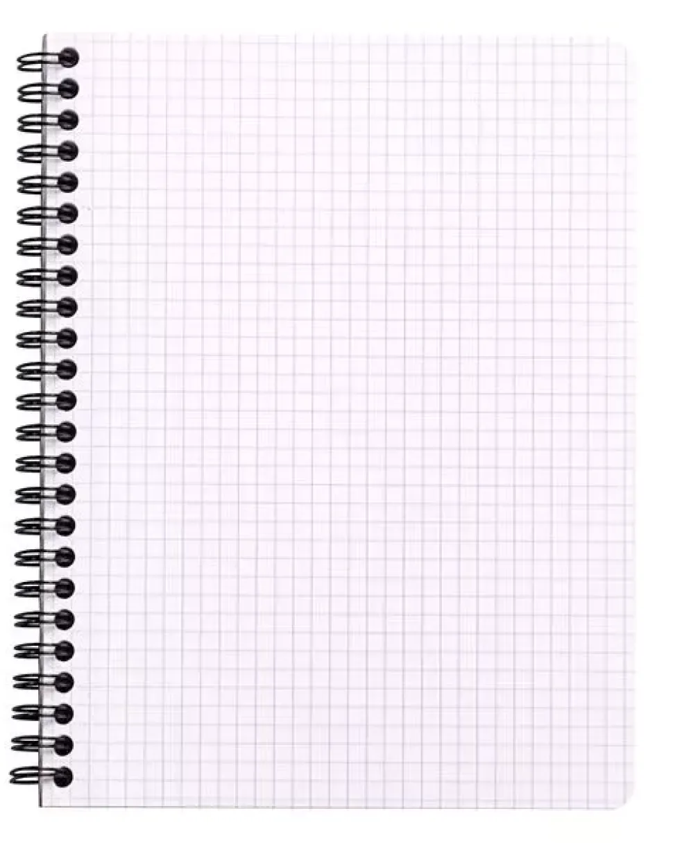 Cuaderno de espiral cuadrícula blanco Rhodia 16x21cm