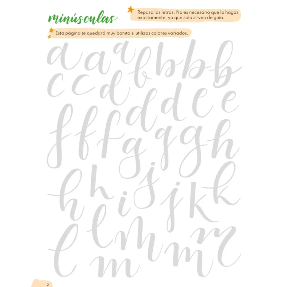 Cuaderno de Lettering Letreando Nivel 2