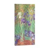 Cuaderno de tapa dura Delgado rayado Lirios de Van Gogh Paperblanks 9,5x18cm 85g/m²
