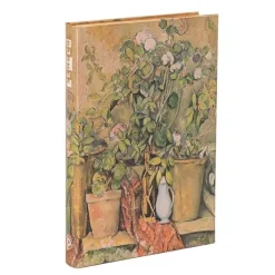 Cuaderno de tapa dura Midi liso Macetas de Terracota y Flores de Cezanne Paperblanks 12x18cm 120g/m²