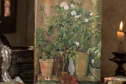 Cuaderno de tapa dura Midi liso Macetas de Terracota y Flores de Cezanne Paperblanks 12x18cm 120g/m²