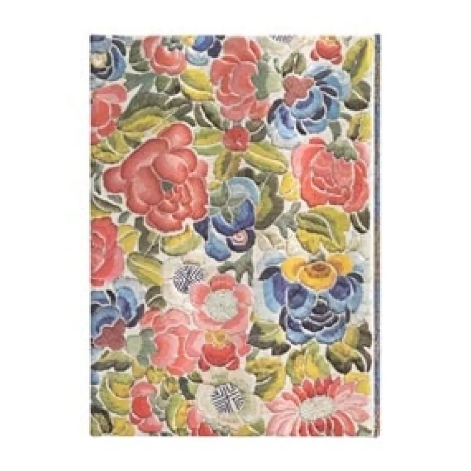 Cuaderno de tapa dura Midi rayado Jardín de los Perales Paperblanks 12x18cm 120g/m²