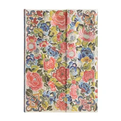 Cuaderno de tapa dura Midi rayado Jardín de los Perales Paperblanks 12x18cm 120g/m²