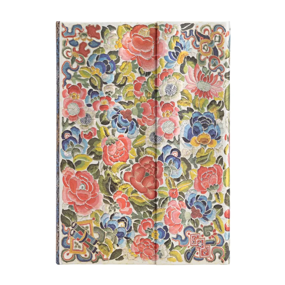 Cuaderno de tapa dura Midi rayado Jardín de los Perales Paperblanks 12x18cm 120g/m²