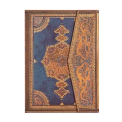 Cuaderno de tapa dura Midi liso Safavid Índigo Paperblanks 12x18cm 120g/m²
