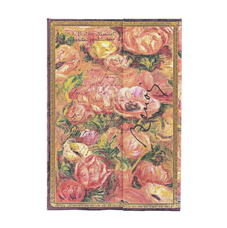 Cuaderno de tapa dura Midi rayado Renoir, Carta a Marisot Paperblanks 12x18cm 120g/m²