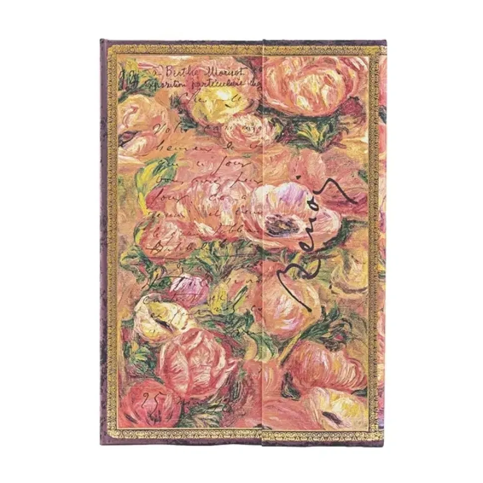 Cuaderno de tapa dura Midi rayado Renoir, Carta a Marisot Paperblanks 12x18cm 120g/m²