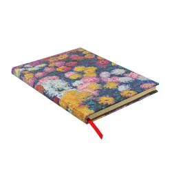 Cuaderno de tapa dura Midi liso Crisantemos de Monet Paperblanks 12x18cm 120g/m²