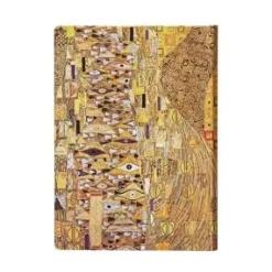 Cuaderno de tapa dura Midi rayado Centenario de Klimt, Retrato de Adele Paperblanks 12x18cm 120g/m²