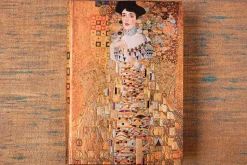 Cuaderno de tapa dura Midi rayado Centenario de Klimt, Retrato de Adele Paperblanks 12x18cm 120g/m²