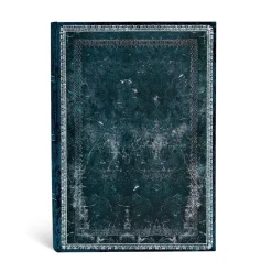 Cuaderno de tapa dura Midi rayado Acero Medianoche Paperblanks 12x18cm 120g/m²