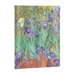 Cuaderno de tapa dura Mini liso Lirios de Van Gogh Paperblanks 9x14cm 85g/m²