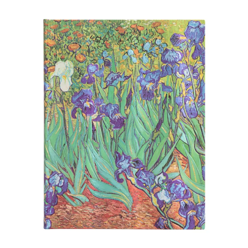 Cuaderno de tapa dura Mini liso Lirios de Van Gogh Paperblanks 9x14cm 85g/m²
