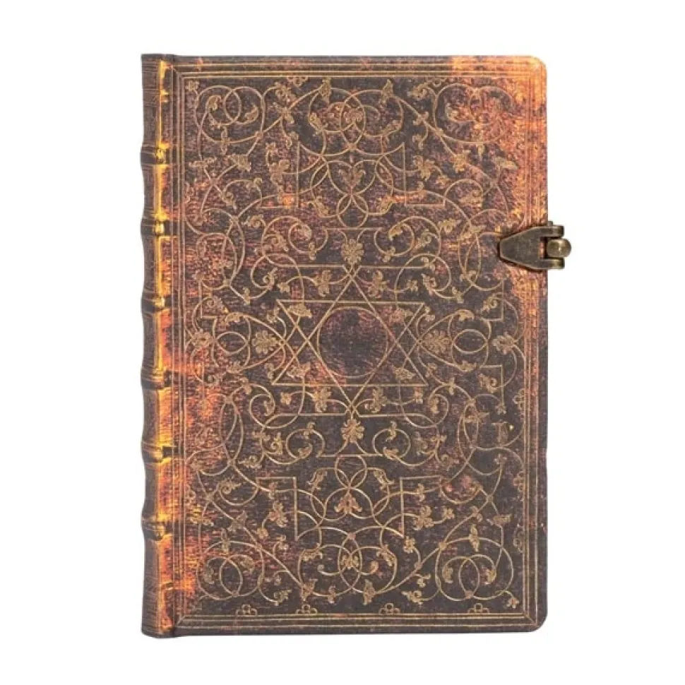 Cuaderno de tapa dura Mini rayado Grolier Paperblanks 9x14cm 85g/m²