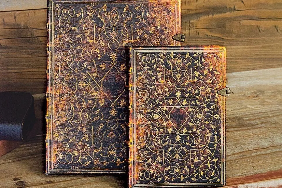 Cuaderno de tapa dura Mini rayado Grolier Paperblanks 9x14cm 85g/m²