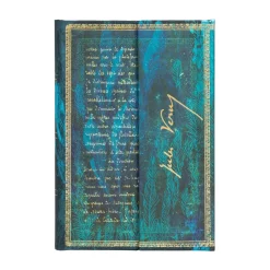 Cuaderno de tapa dura Mini rayado Verne, Veinte Mil Leguas Paperblanks 9x14cm 85g/m²