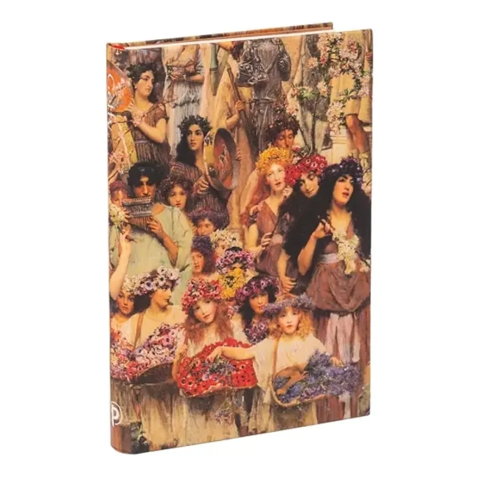 Cuaderno de tapa dura Mini rayado Primavera Paperblanks 9x14cm 85g/m²