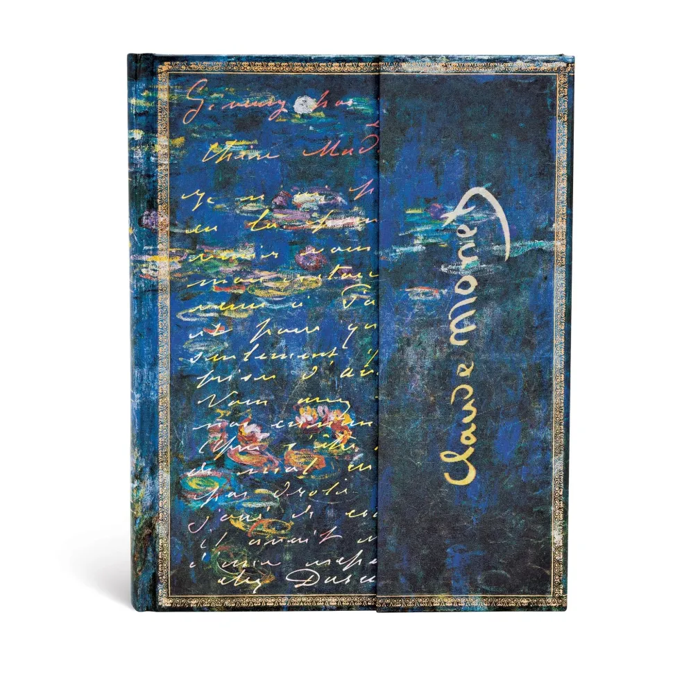 Cuaderno de tapa dura Ultra liso Monet (Nenúfares), Carta a Morisot Paperblanks 17,5x23cm 120g/m²