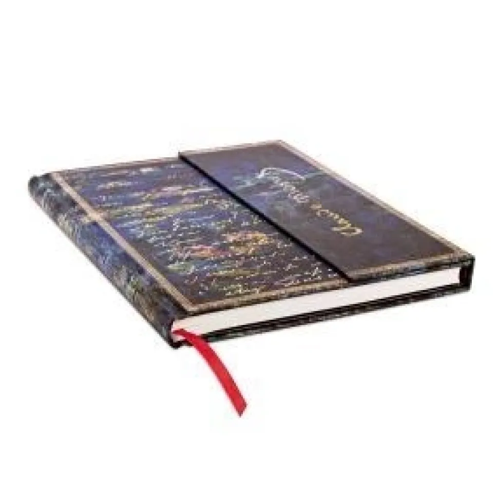 Cuaderno de tapa dura Ultra liso Monet (Nenúfares), Carta a Morisot Paperblanks 17,5x23cm 120g/m²